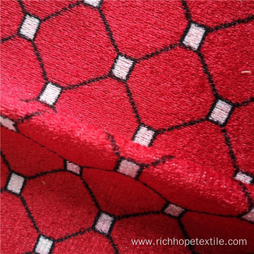 Velvet Polyester Fabric Upholstery Printed Fabric For Sale